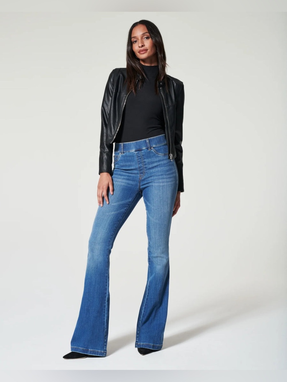 NWT Spanx Flare Jeans - Vintage Indigo - Size M